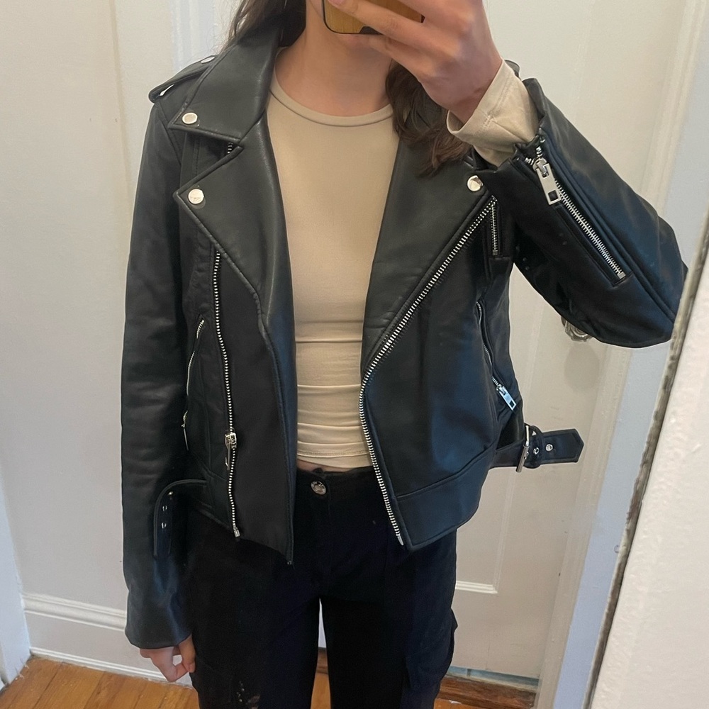 Zara Faux Leather Jacket